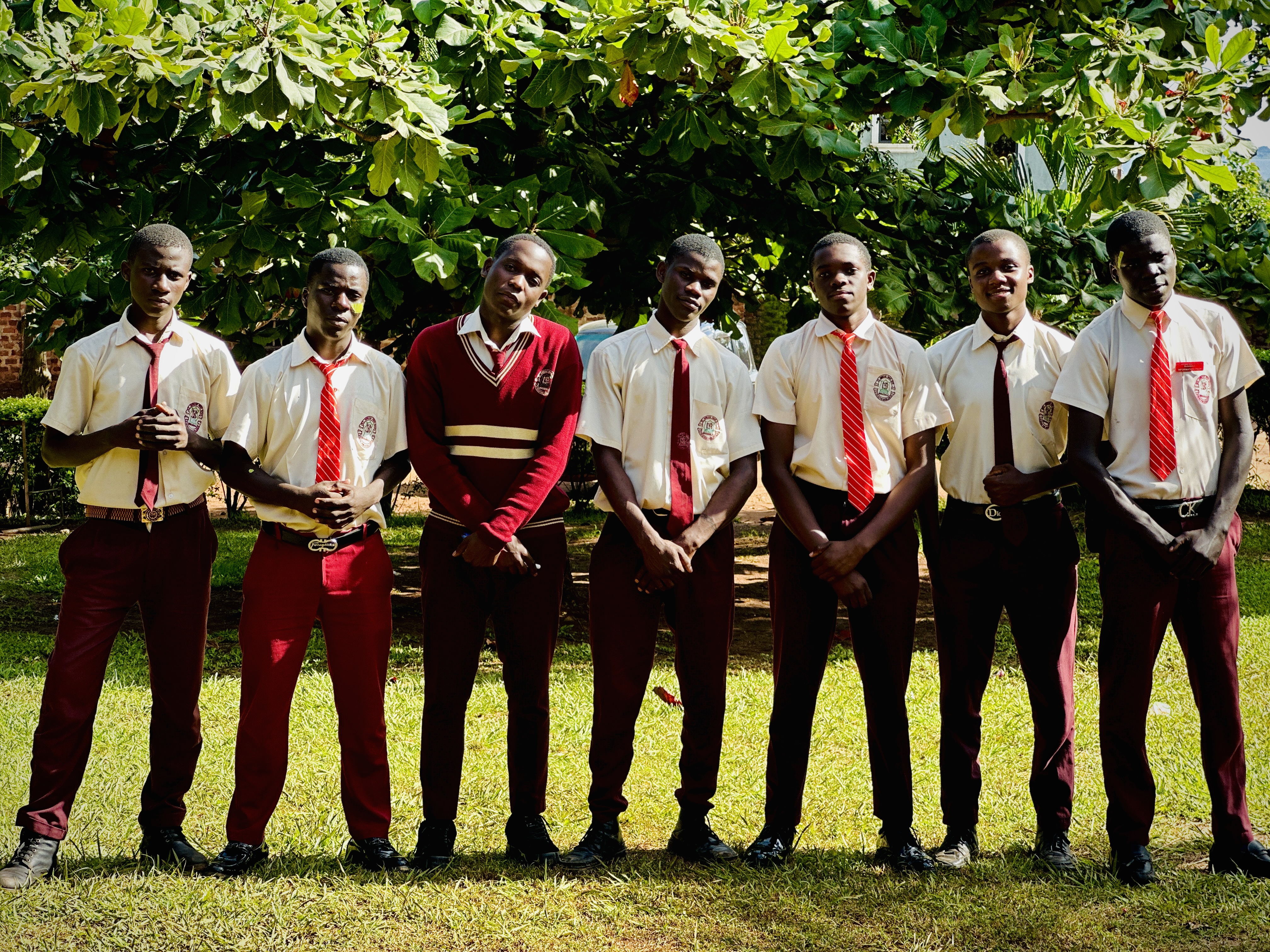 Students in uniform